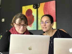 Alexandra Deprez et Jocelyne Guillon, 2 ingénieures pédagogiques e-learning